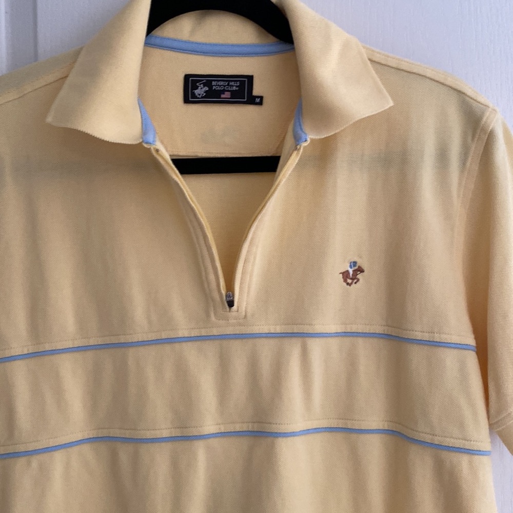 Beverly Hills Polo Club - Light yellow Polo Shirt size M